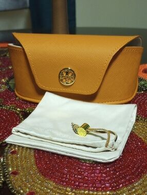Tory Burch Sunglasses Case with Pouch